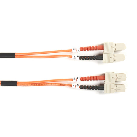 Black Box Fiber Optic Duplex Patch Network Cable - FO625-002M-SCSC