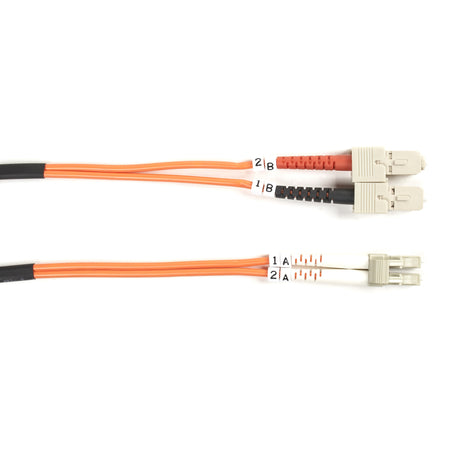 Black Box Fiber Optic Duplex Patch Network Cable - FO625-003M-SCLC