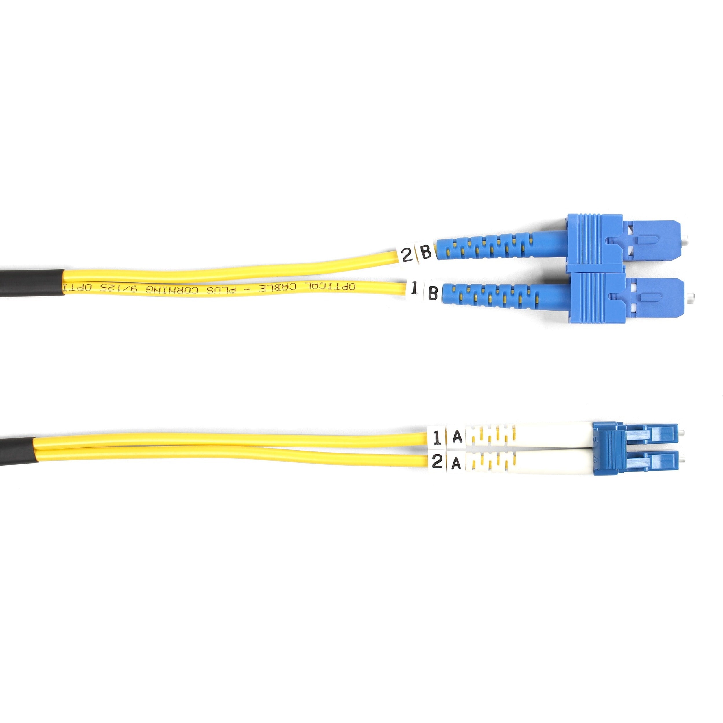 Black Box Fiber Optic Duplex Patch Network Cable - FOSM-002M-SCLC