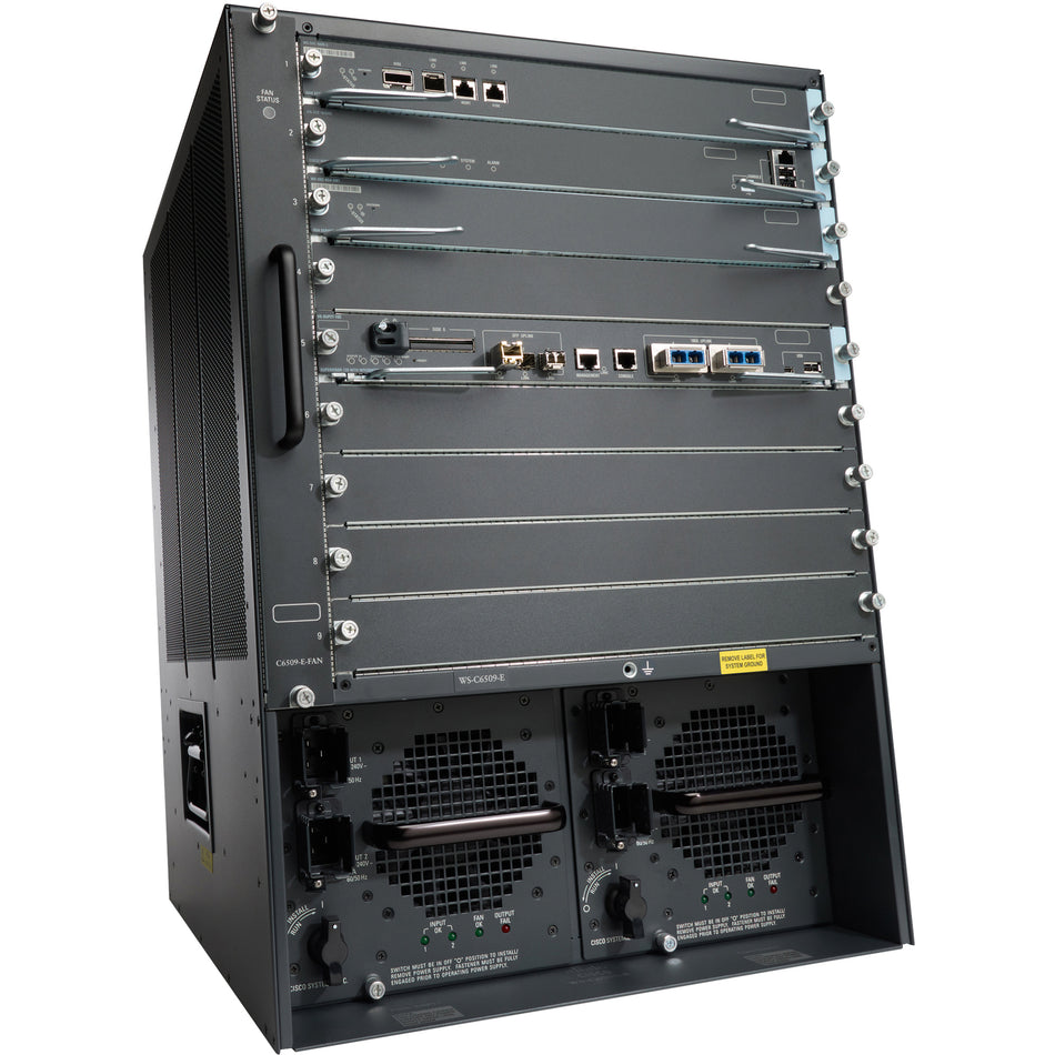 Cisco Catalyst 6509 Enhanced Vertical Chassis - WS-C6509-V-E=