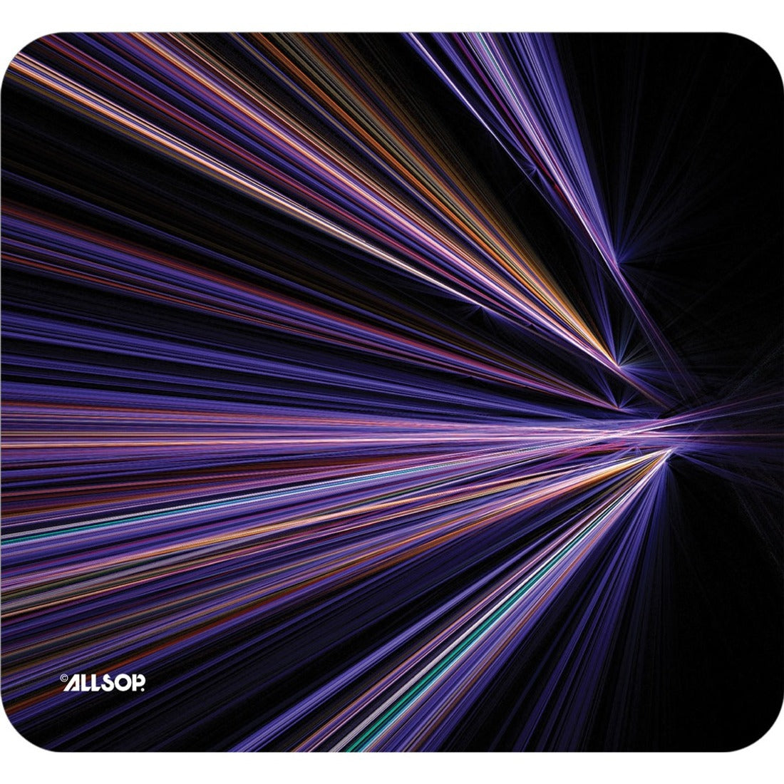 Allsop NatureSmart Image Mousepad - Tech Purple Stripes - (30600) - 30600