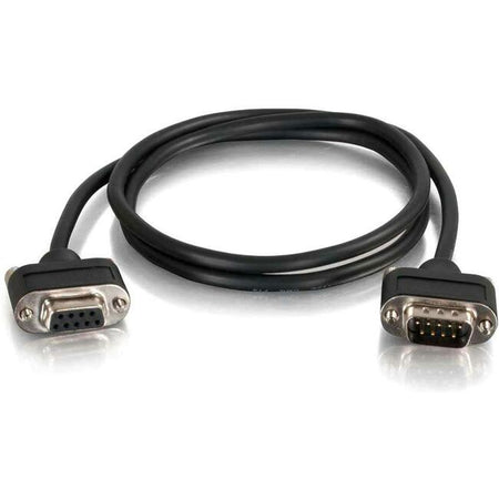 C2G 15ft RS232 DB9 Cable with Low Profile Connectors - In Wall Rated - M/F - 52160