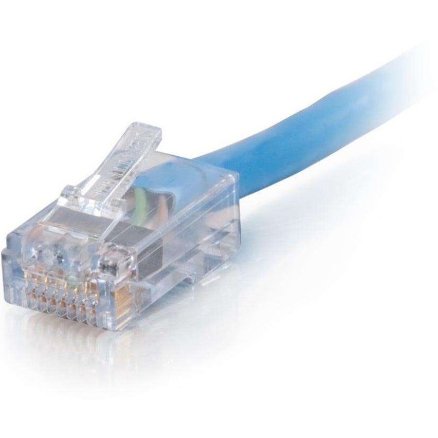 C2G 50 ft Cat6 Non Booted Plenum UTP Unshielded Network Patch Cable - Blue - 15287