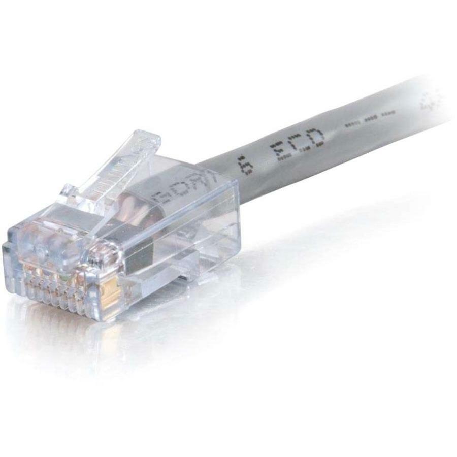 C2G 50 ft Cat6 Non Booted Plenum UTP Unshielded Network Patch Cable - Gray - 15274
