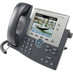 Cisco Unified 7945G IP Phone - 3 Multiple Conferencing - Desktop, Wall Mountable - Dark Gray, Silver - CP-7945G