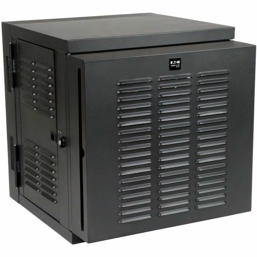 Tripp Lite by Eaton SmartRack 12U Switch-Depth Wall-Mount Small Rack Enclosure for Harsh Environments Hinged Back - SRW12USNEMA