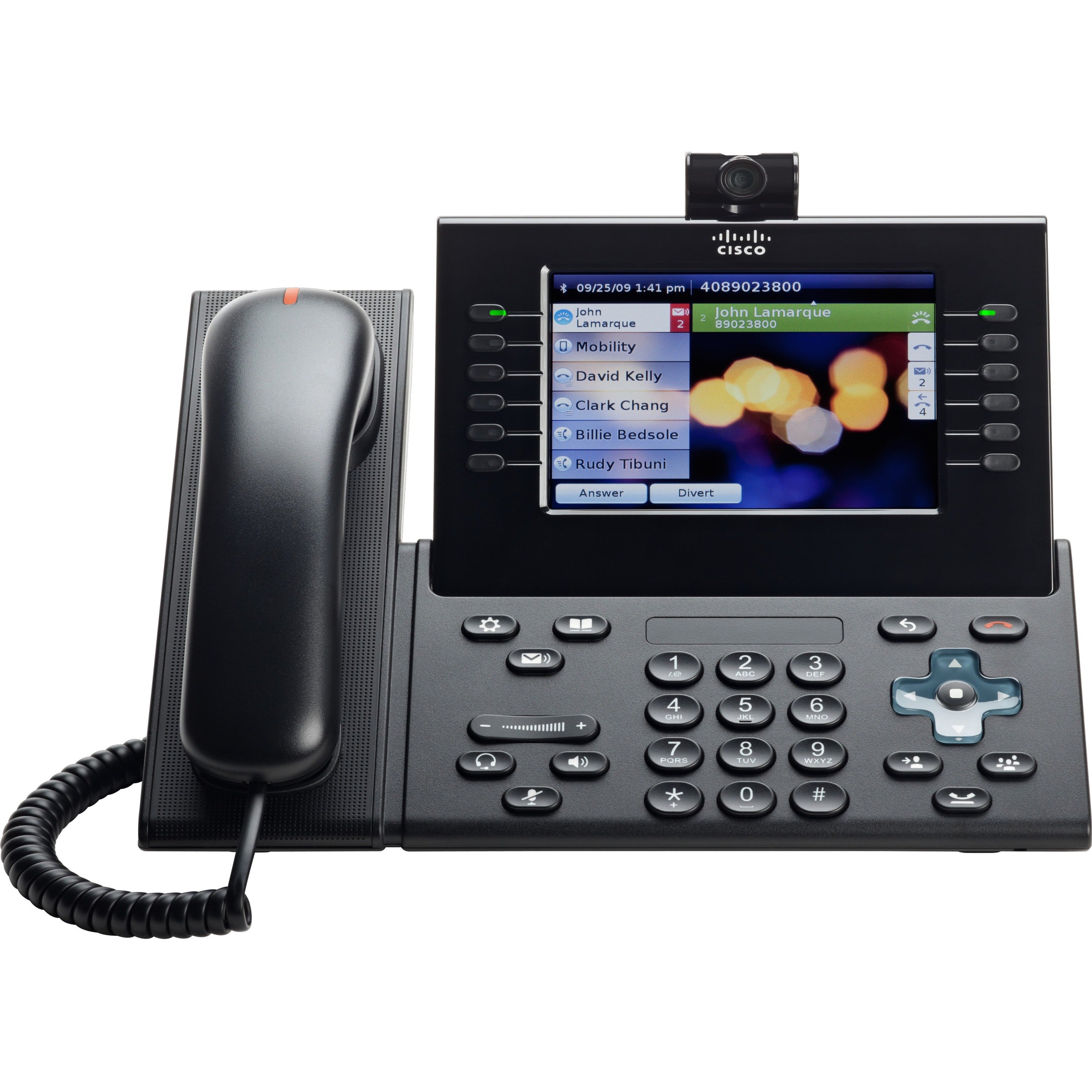 Cisco Unified 9971 IP Phone - 2 Multiple Conferencing - Wall Mountable - Charcoal - CP-9971-C-K9