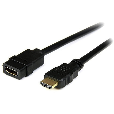 StarTech.com 2m HDMI Extension Cable, HDMI Male to Female Cable, 4K HDMI Cable Extender, 4K UHD HDMI Cable with Ethernet M/F, HDMI 1.4 - HDEXT2M