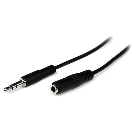 StarTech.com 1m Slim 3.5mm Stereo Extension Audio Cable - M/F - MU1MMFS