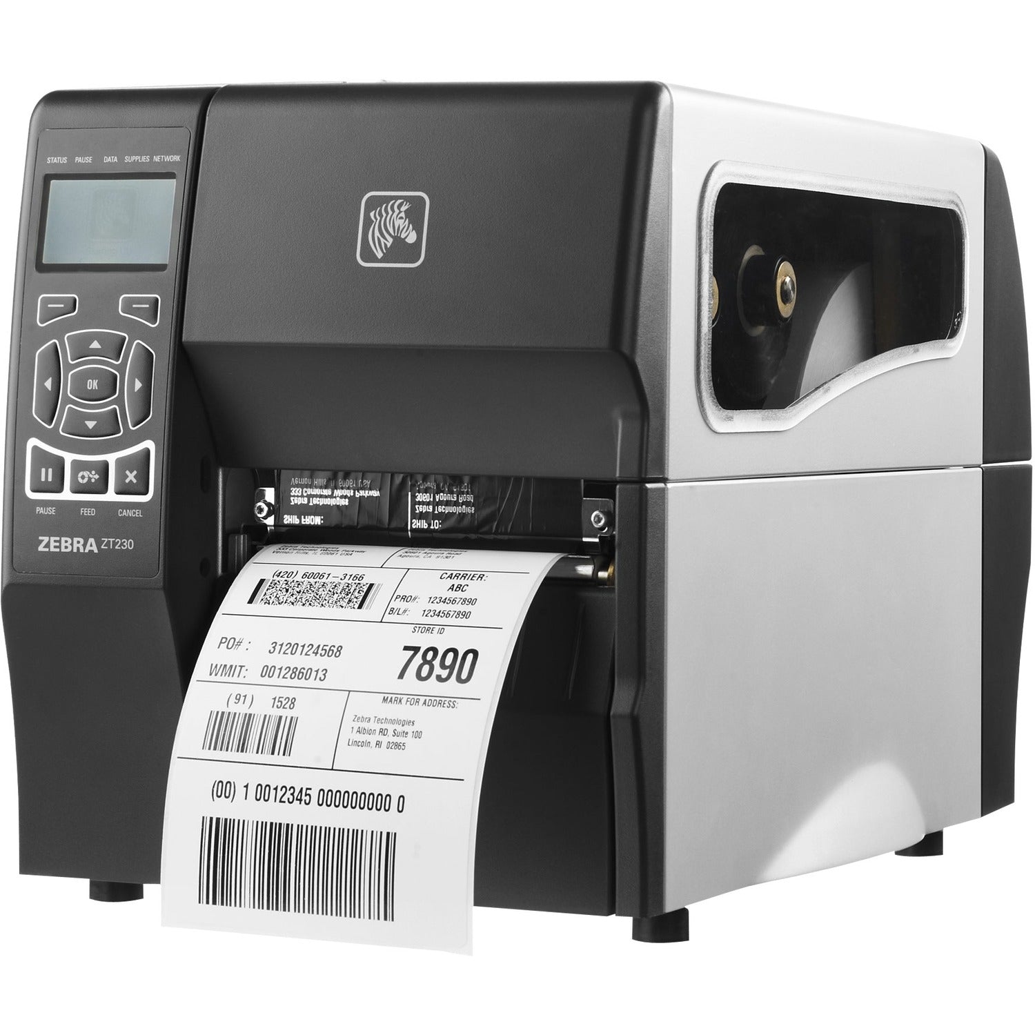 Zebra ZT230 Industrial Direct Thermal Printer - Monochrome - Label Print - USB - Serial - ZT23042-D01000FZ