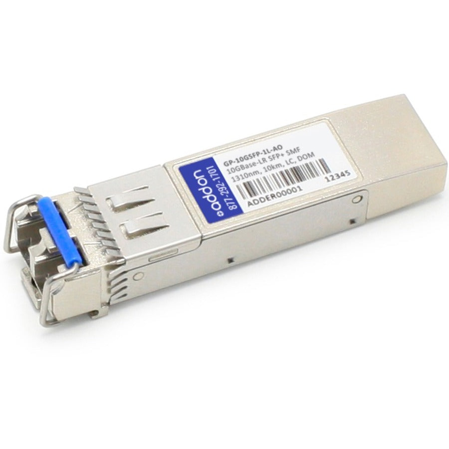 AddOn Dell Force10 GP-10GSFP-1L Compatible TAA Compliant 10GBase-LR SFP+ Transceiver (SMF, 1310nm, 10km, LC, DOM) - GP-10GSFP-1L-AO