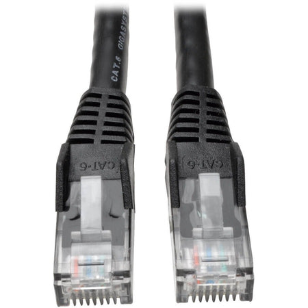 Tripp Lite by Eaton Cat6 Gigabit Snagless Molded (UTP) Ethernet Cable (RJ45 M/M) PoE Black 6 ft. (1.83 m) - N201-006-BK