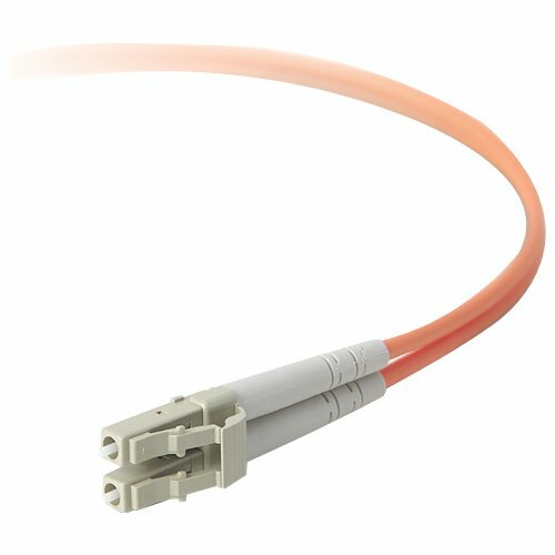 Belkin Fiber Optic Cable, 10GB/100GB Aqua Multimode LC/LC Duplex, 50/125 OM4 - F3F004-02M