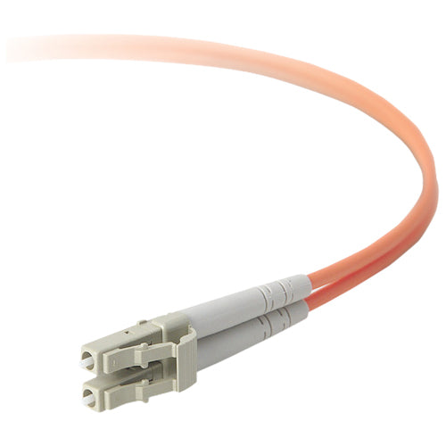 Belkin Fiber Optic Cable, 10GB/100GB Aqua Multimode LC/LC Duplex, 50/125 OM4 - F3F004-10M