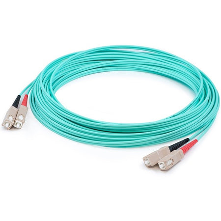 AddOn 2m SC (Male) to SC (Male) Aqua OM3 Duplex Fiber OFNR (Riser-Rated) Patch Cable - ADD-SC-SC-2M5OM3