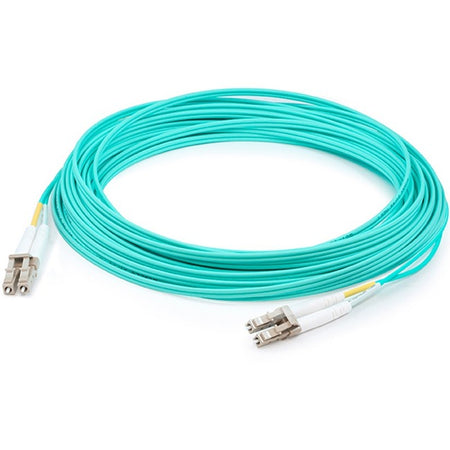 AddOn 1m LC (Male) to LC (Male) Aqua OM3 Duplex Fiber OFNR (Riser-Rated) Patch Cable - ADD-LC-LC-1M5OM3