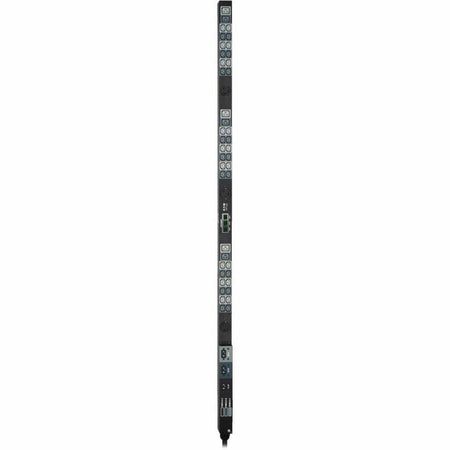 Eaton Tripp Lite Series 14.4kW 3-Phase Local Metered PDU, 208V Outlets (36 C13, 6 C19, 3 L6-30R) Hubbell 50A CS8365C, 6 ft. (1.83 m) Cord, 0U Vertical, TAA - PDU3MV6H50A