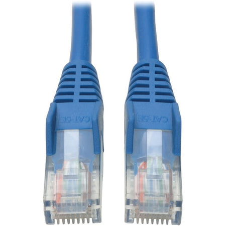 Eaton Tripp Lite Series Cat5e 350 MHz Snagless Molded (UTP) Ethernet Cable (RJ45 M/M), PoE - Blue, 8 ft. (2.43 m) - N001-008-BL