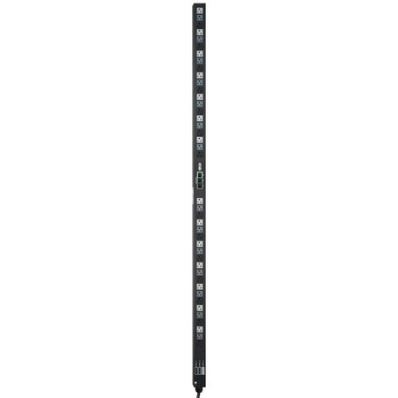 Tripp Lite by Eaton 5.7kW 3-Phase Local Metered PDU, 120V Outlets (42 5-15/20R), 208V L21-20P input, 6 ft. (1.83 m) Cord, 0U Vertical, TAA - PDU3MV6L2120LV