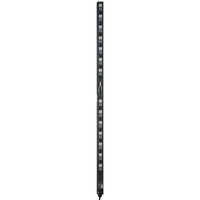 Tripp Lite by Eaton 5.7kW 3-Phase Local Metered PDU, 120V Outlets (42 5-15/20R), 208V L21-20P input, 6 ft. (1.83 m) Cord, 0U Vertical, TAA - PDU3MV6L2120LV