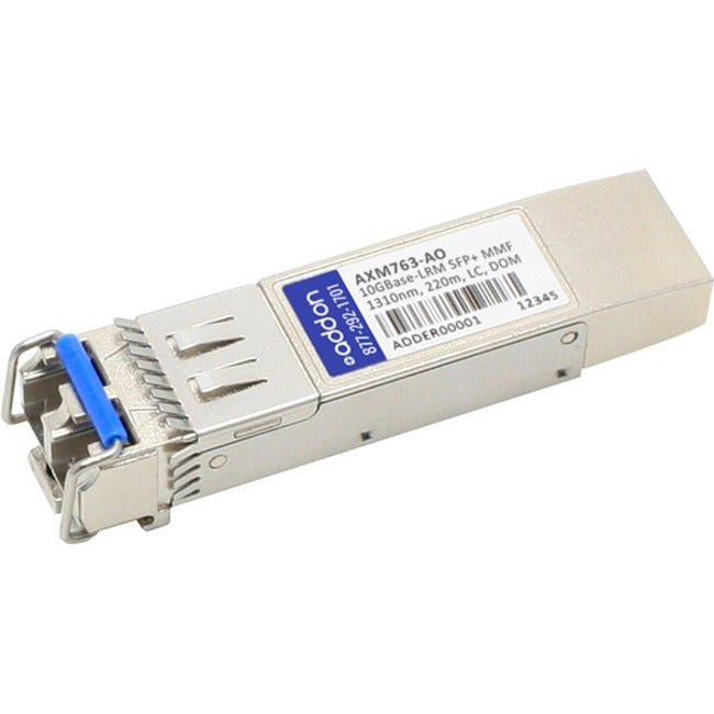 AddOn Netgear AXM763 Compatible TAA Compliant 10GBase-LRM SFP+ Transceiver (MMF, 1310nm, 220m, LC, DOM) - AXM763-AO