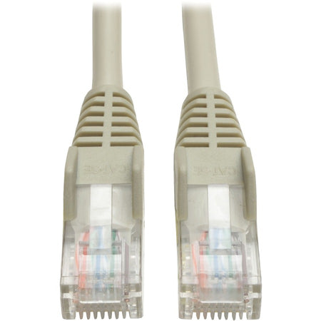 Eaton Tripp Lite Series Cat5e 350 MHz Snagless Molded (UTP) Ethernet Cable (RJ45 M/M), PoE - Gray, 30 ft. (9.14 m) - N001-030-GY