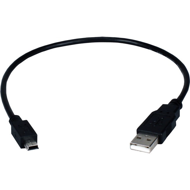 QVS USB 2.0 Type A Male to Mini B Male Sync and Charger Cable - CC2215M-01