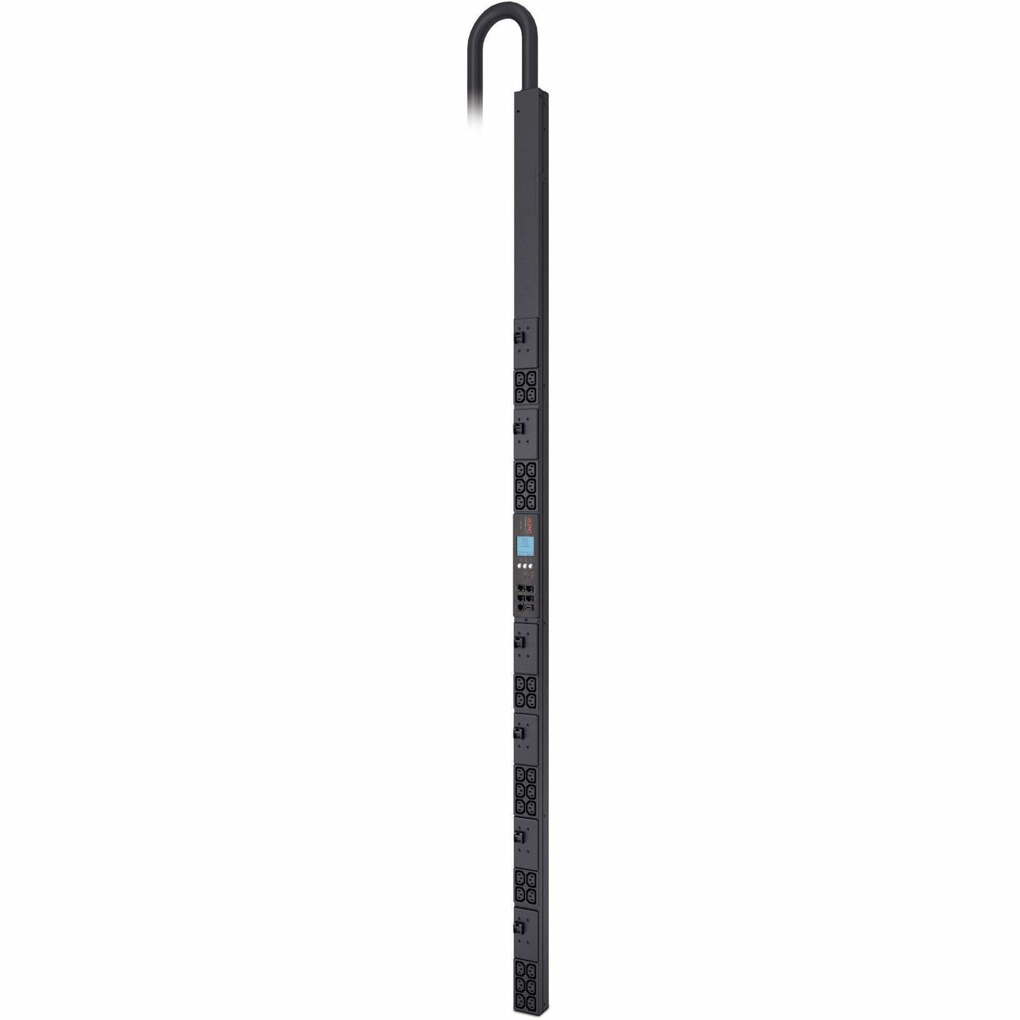 APC NetShelter Metered Rack PDU, 0U, 17.3kW, 208V, 3 phase, 60A, 30 C13 outlets - AP8867