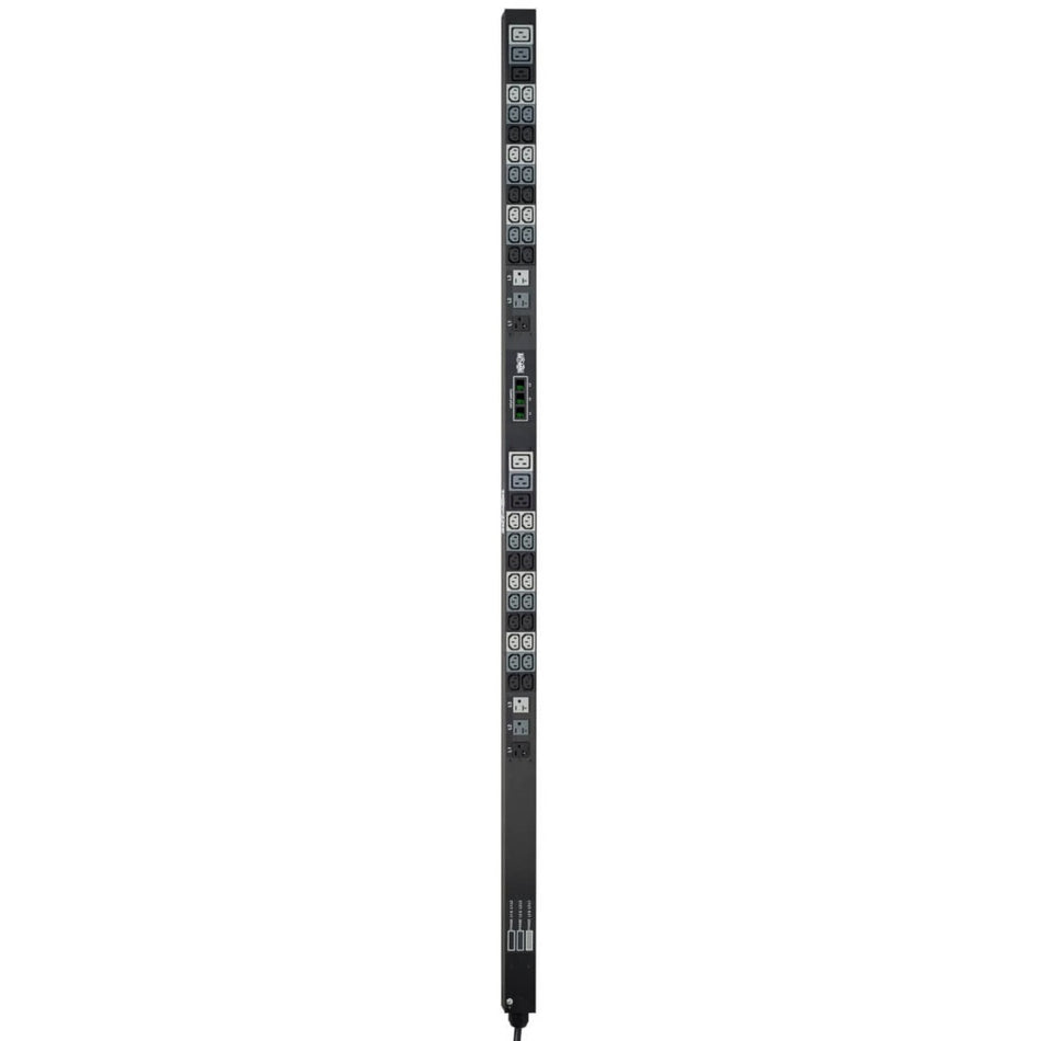 Tripp Lite by Eaton 5.7kW 3-Phase Local Metered PDU, 208/120V Outlets (36 C13, 6 C19, 6 5-15/20R), L21-20P, 6 ft. (1.83 m) Cord, 0U Vertical, TAA - PDU3MV6L2120