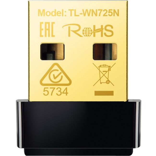 TP-LINK TL-WN725N - USB WiFi Adapter for PC - Nano Size - TL-WN725N