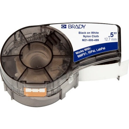 Brady Label Cartridge for BMP21 Series, ID PAL, LabPal Printers, White - M21-500-499