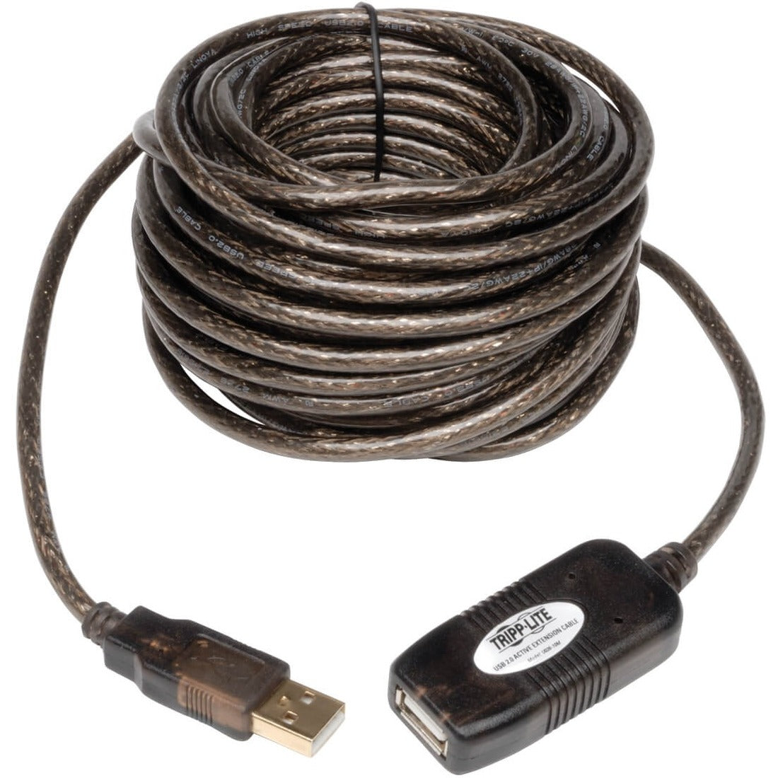 Tripp Lite by Eaton 10M USB 2.0 Hi-Speed Active Extension Repeater Cable USB-A M/F 3 33ft 10 Meter - U026-10M