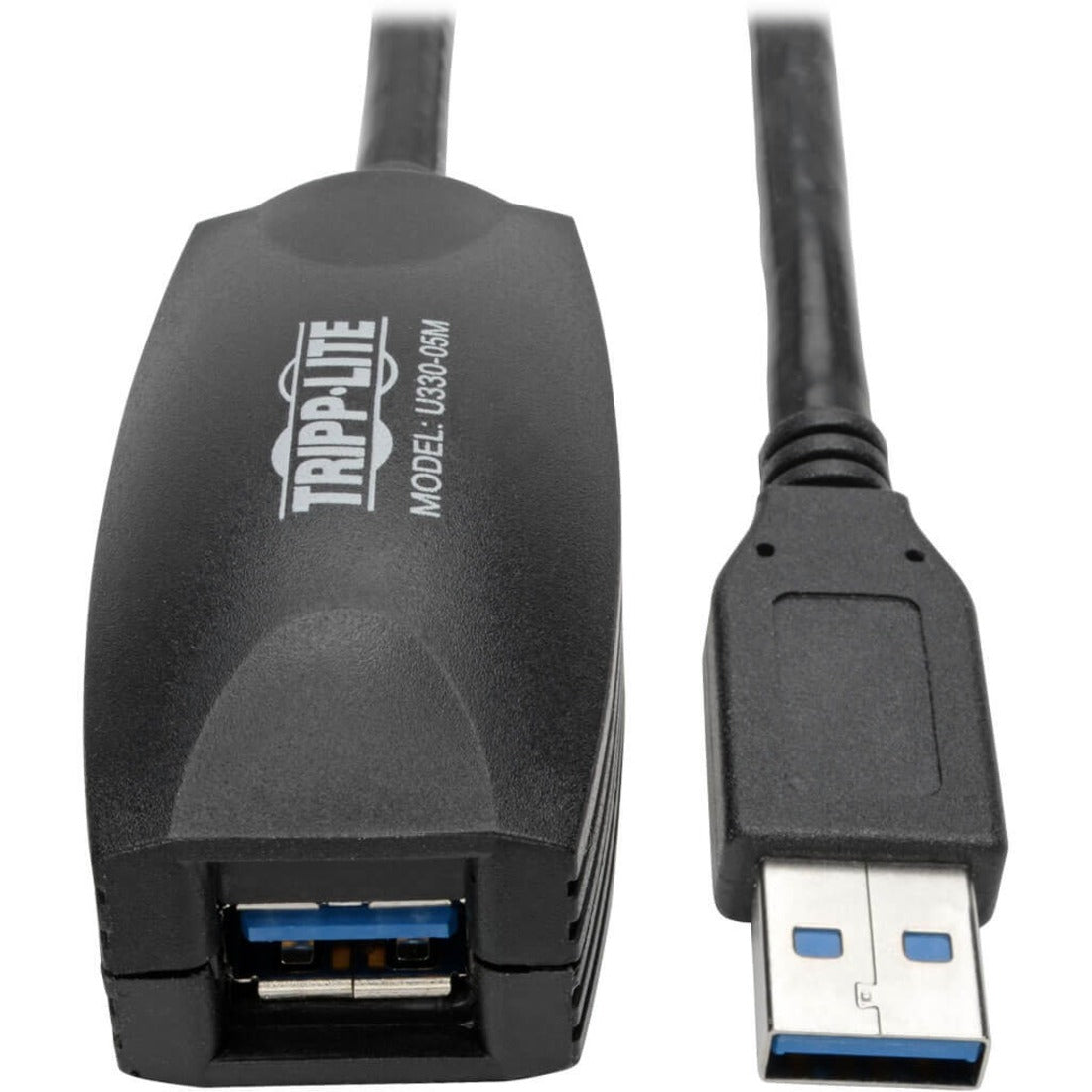 Eaton Tripp Lite Series USB 3.0 SuperSpeed Active Extension Repeater Cable (A M/F), 5M (16.4 ft.) - U330-05M