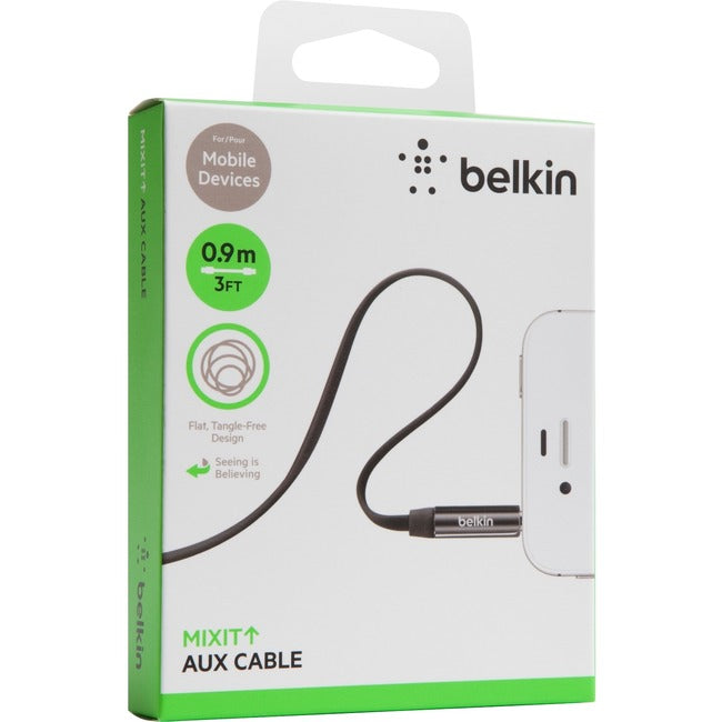 Belkin Mini-phone Audio Cable - AV10127TT03-BLK