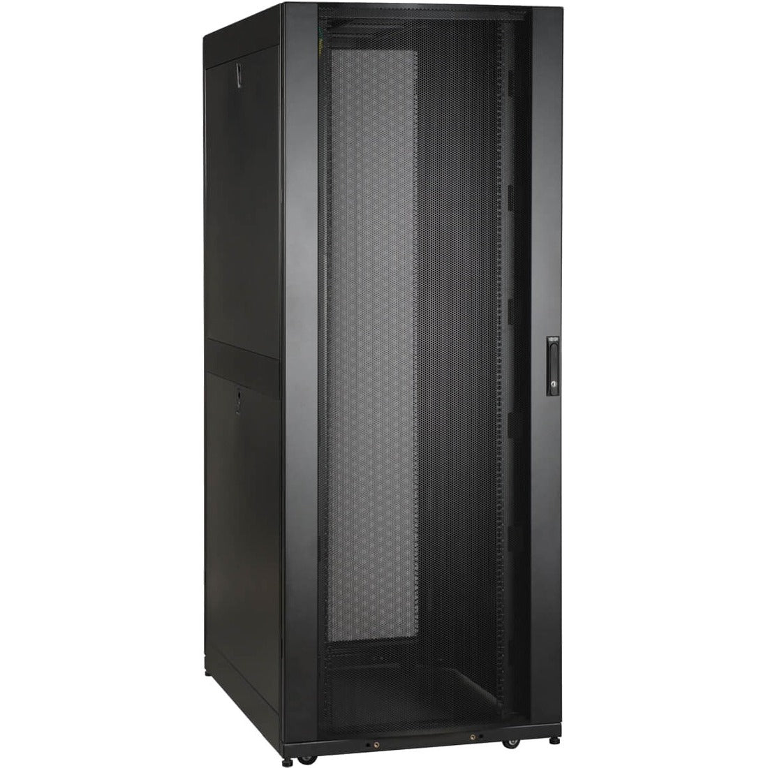 Tripp Lite by Eaton 42U SmartRack Wide Standard-Depth Rack Enclosure Cabinet with doors, side panels & shock pallet packaging - SR42UBWDSP1