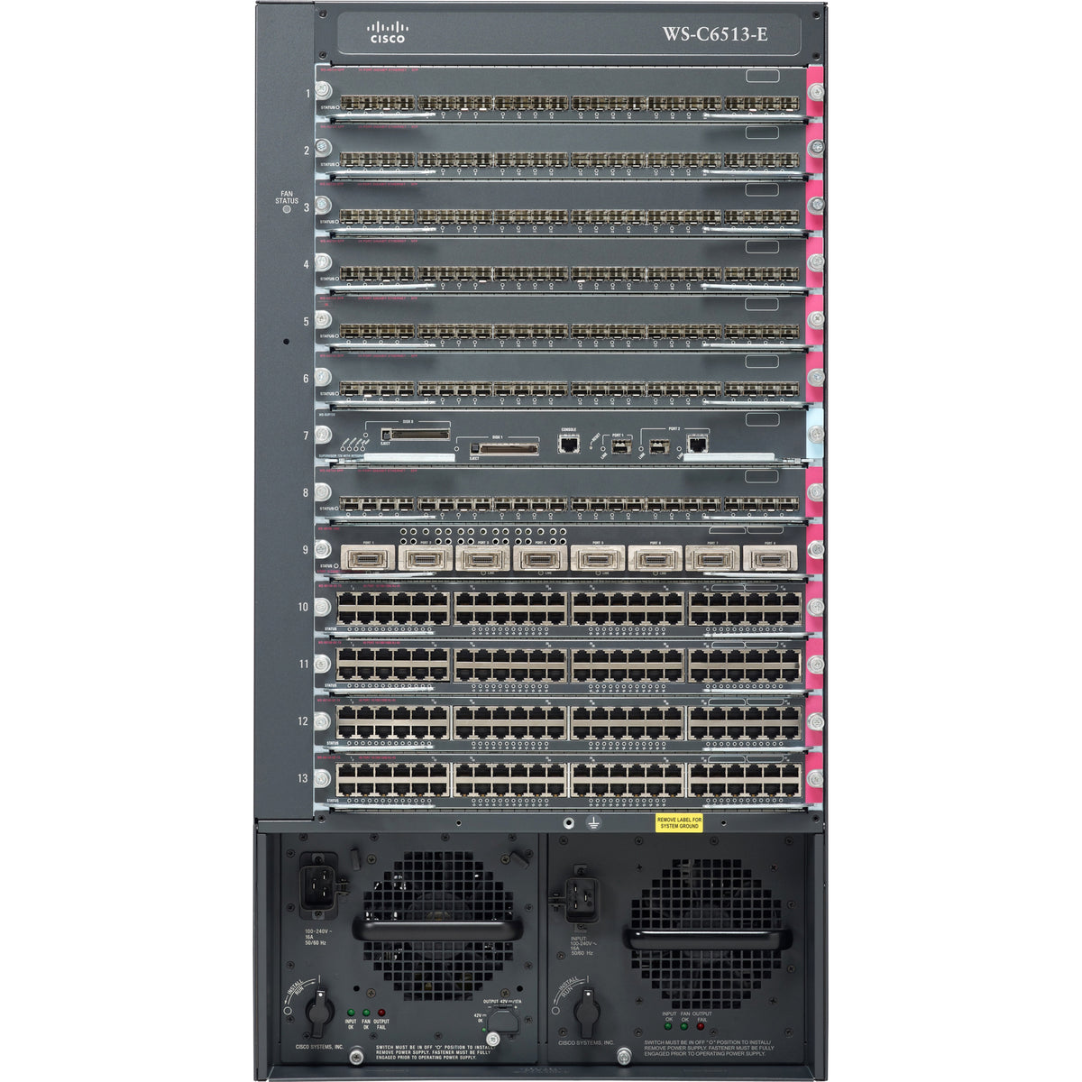 Cisco Catalyst 6513 Enhanced Chassis - WS-C6513-E-RF