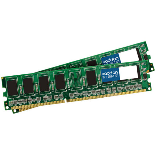 AddOn AA160D3N/2G x2 JEDEC Standard 4GB (2x2GB) DDR3-1600MHz Unbuffered Dual Rank 1.5V 240-pin CL11 UDIMM - AA160D3N/4GK2