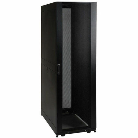 Tripp Lite by Eaton 42U SmartRack Shallow-Depth Rack Enclosure Cabinet Threaded 10-32 Mounting Holes with doors & side panels - SR42UBSD1032