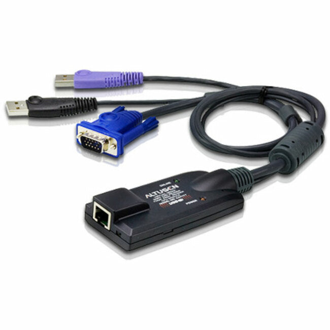ATEN USB Virtual Media KVM Adapter Cable with Smart Card Reader (CPU Module)-TAA Compliant - KA7177