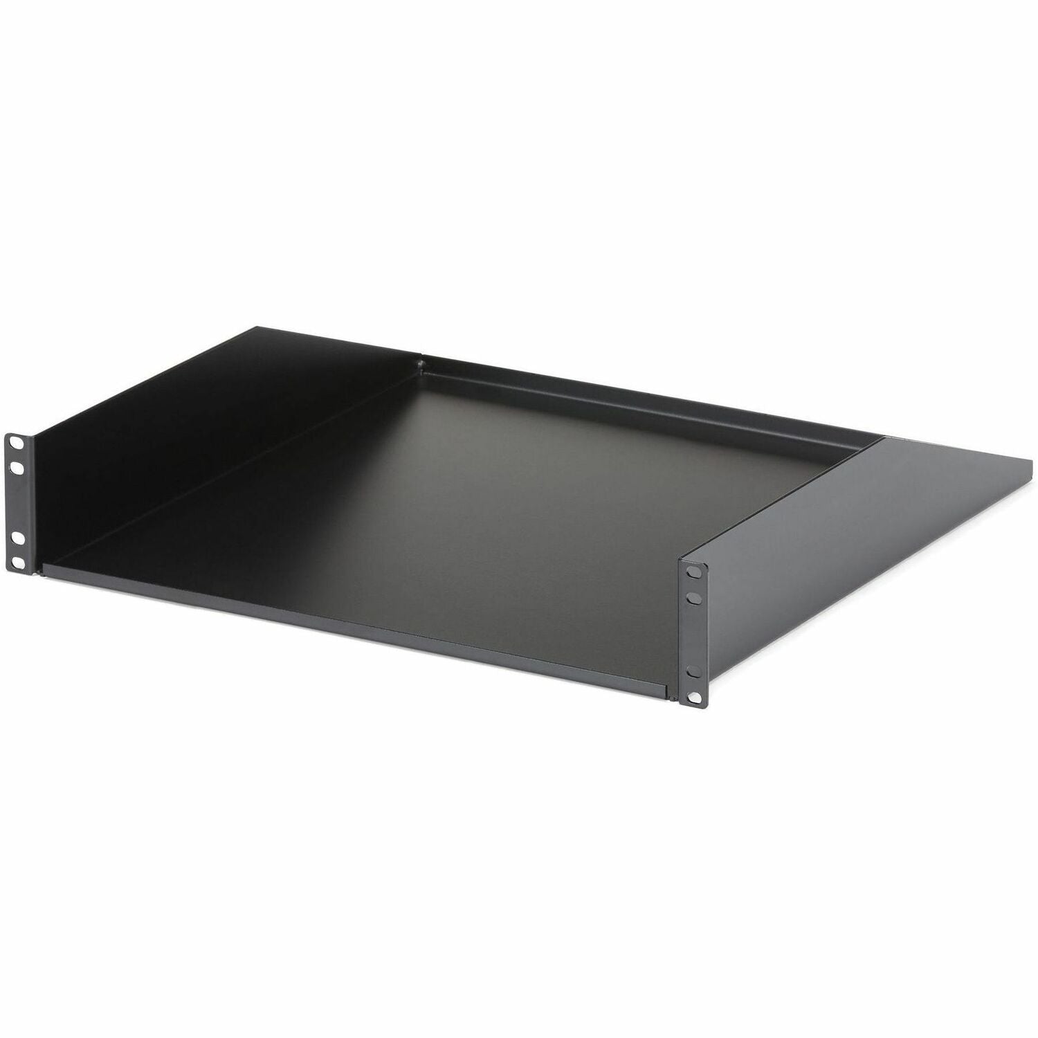 StarTech.com 2U Server Rack Cabinet Shelf - Fixed 18" Deep Cantilever Rackmount Tray for 19" Data/AV/Network Enclosure - Weight Cap. 125lbs/56kg - CABSHELFHD