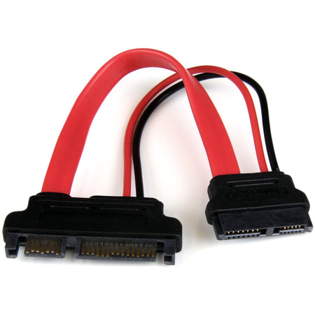 StarTech.com 6in Slimline SATA to SATA Adapter with Power - F/M - SLSATAADAP6