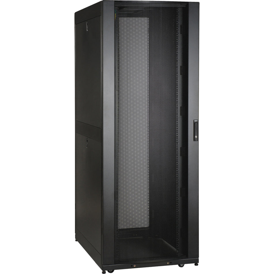 Tripp Lite by Eaton 48U SmartRack Wide Standard-Depth Rack Enclosure Cabinet with doors & side panels - SR48UBWD