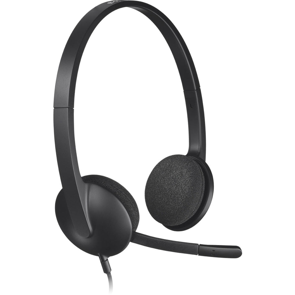 Logitech H340 USB Headset with Noise-Cancelling Mic - 981-000507