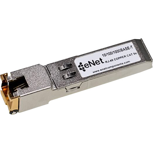 ENET Allied Telesis Compatible AT-SPTX TAA Compliant Functionally Identical 10/100/1000BASE-T SFP N/A RJ45 Connector - AT-SPTX-ENC