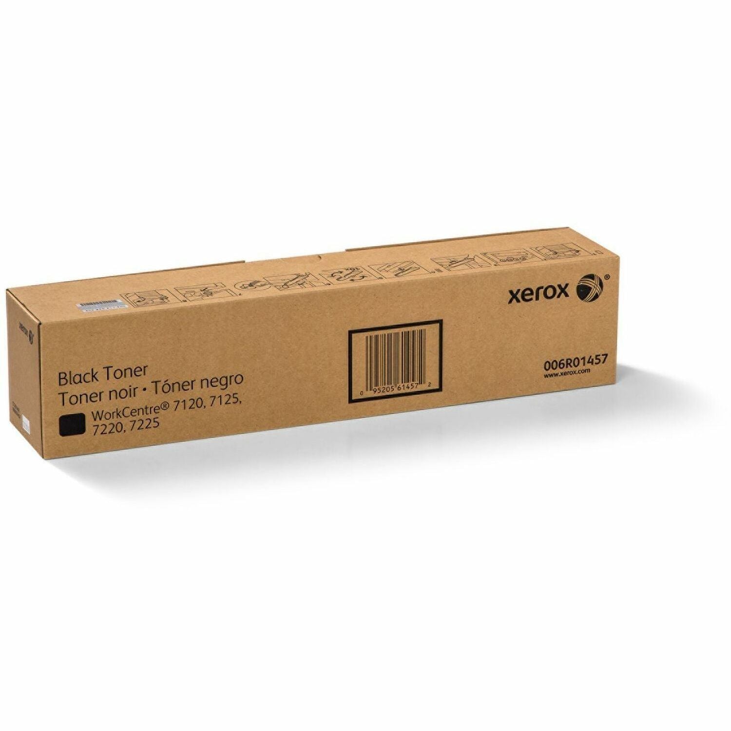 Xerox Genuine WorkCentre&reg; 7200i Series, WorkCentre&reg; 7120/7125, 7220/7225, Black Toner Cartridge - 006R01457