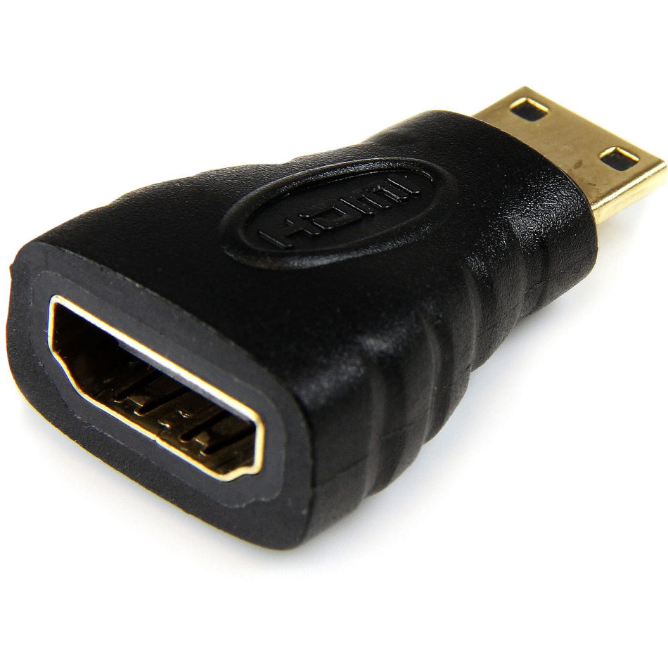 StarTech.com Mini HDMI to HDMI Adapter, 4K High Speed HDMI Adapter, 4K 30Hz Ultra HD High Speed HDMI Adapter, UHD Mini HDMI Adapter 4K - HDACFM