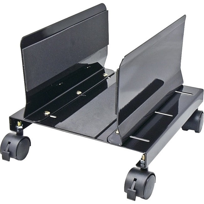 SYBA Multimedia Steel PC Stand for ATX Case with Adj. Width and 4 Caster wheels - SY-ACC65063
