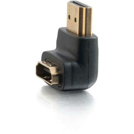 C2G HDMI Male to Female Adapter - 90 Degree HDMI Adapter - 1080p - Black - 40999