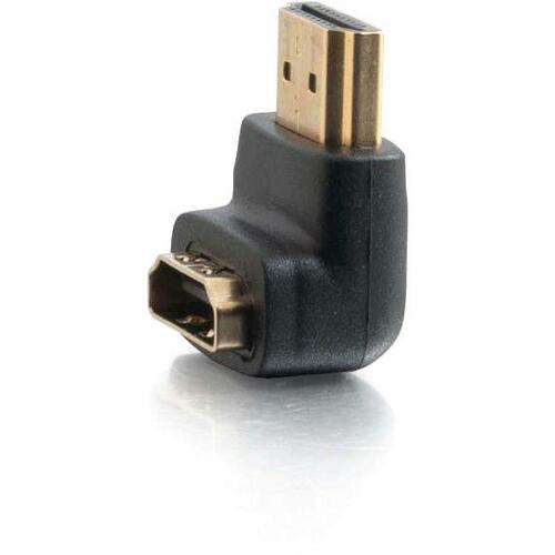 C2G HDMI to HDMI Adapter - 90&deg; Down - Male to Female - 40999