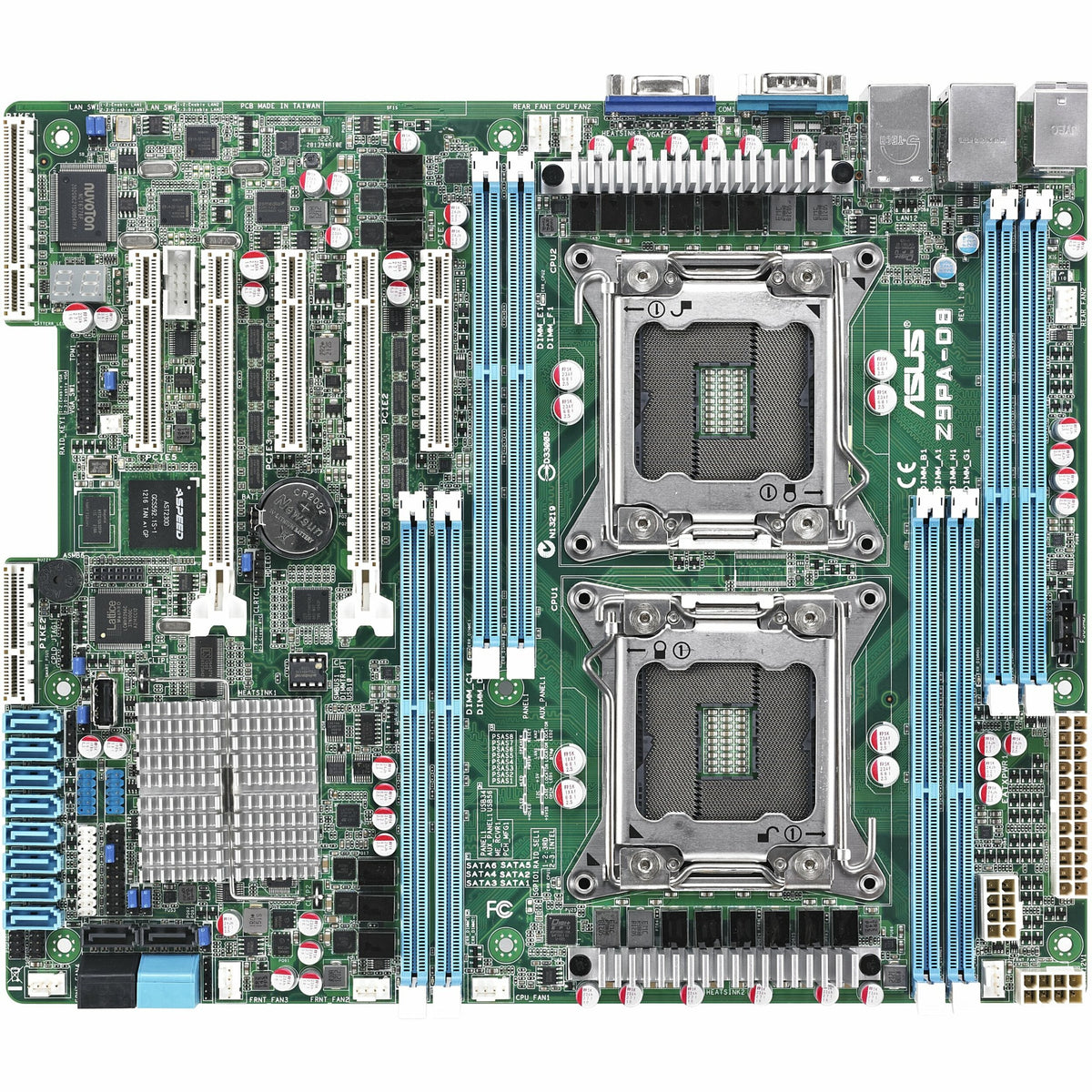 Asus Z9PA-D8 Server Motherboard - Intel C602-A Chipset - Socket R LGA-2011 - ATX - Z9PA-D8(ASMB6-IKVM)